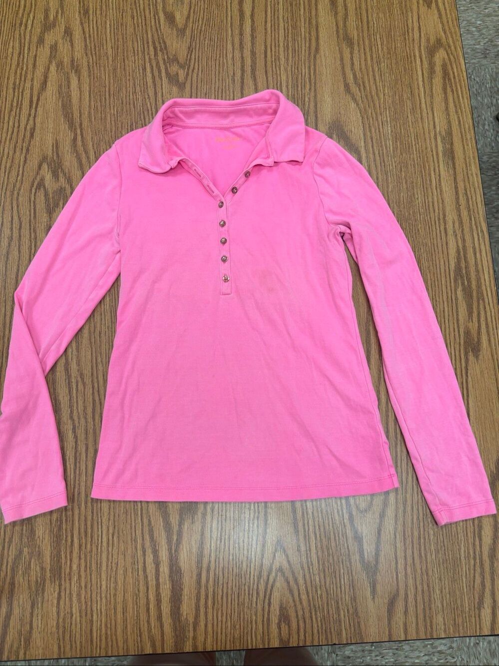Women’s Lilly Pulitzer long sleeve cotton candy pink shirt
